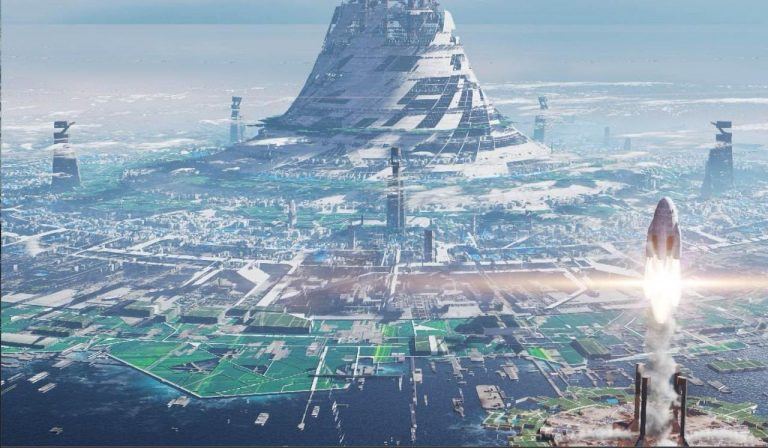Musk’s “true love” artwork, starbase 2050, hits $800,000 at sotheby’s auction