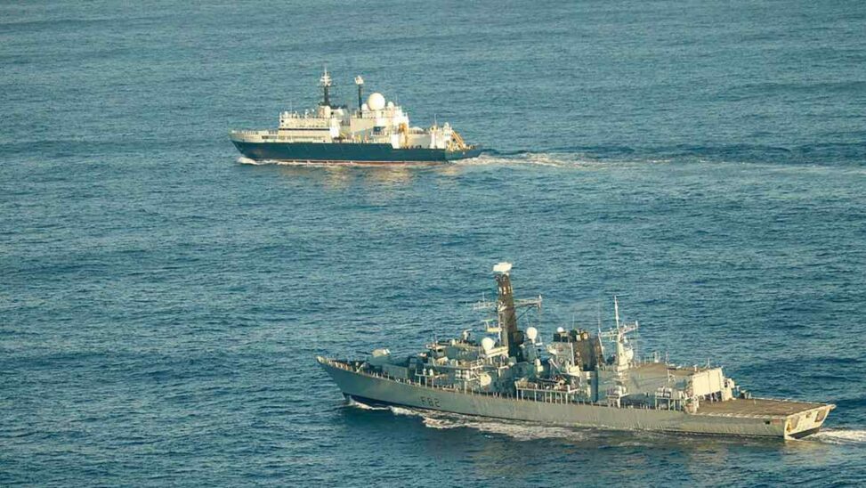 Russian Spy Ship Detected In Uk Waters