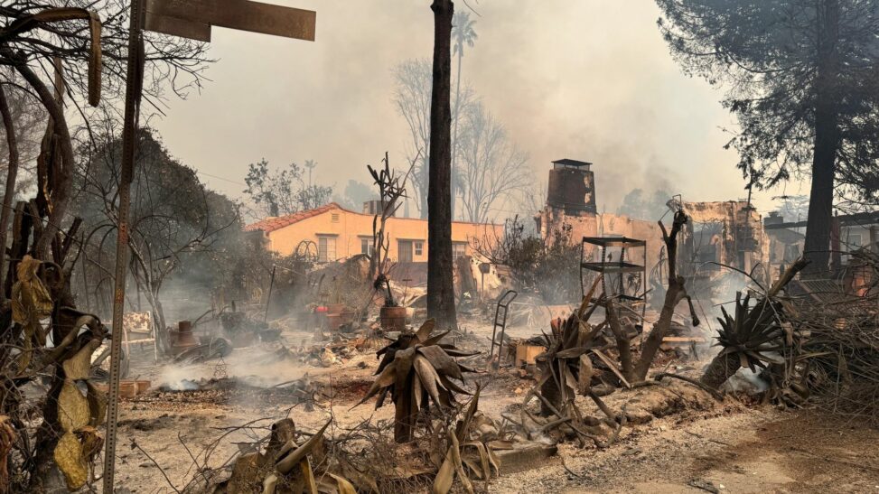 Truly Apocalyptic: Flames Swallowing Homes And Cars And Lives Wrapped Up In A Blanket Of Belongings