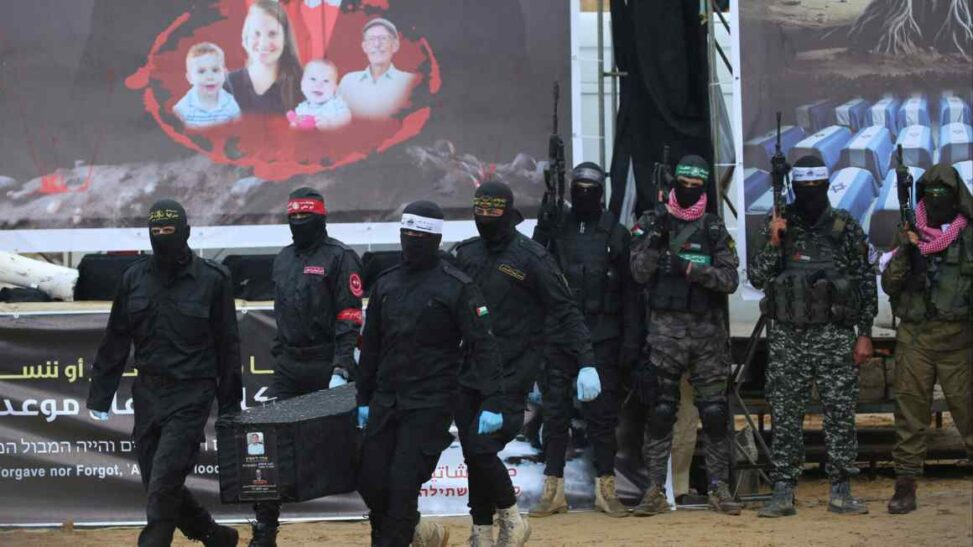 Hamas Hands Over Remains Of Four Israeli Hostages Including Two Children