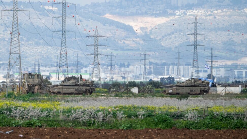Tanks 'move Into West Bank' As Israel Orders Troops To Remain 'for A Year'