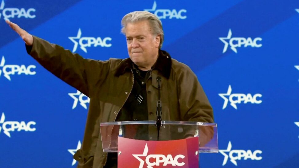 Former Trump Adviser Denies Using 'nazi' Salute And Says He Was Just Waving
