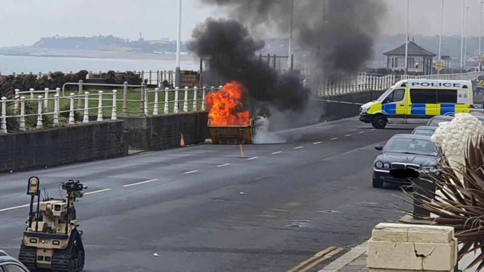 Bomb squad called in to deal with explosive chemicals in st leonards as hastings half marathon cancelled