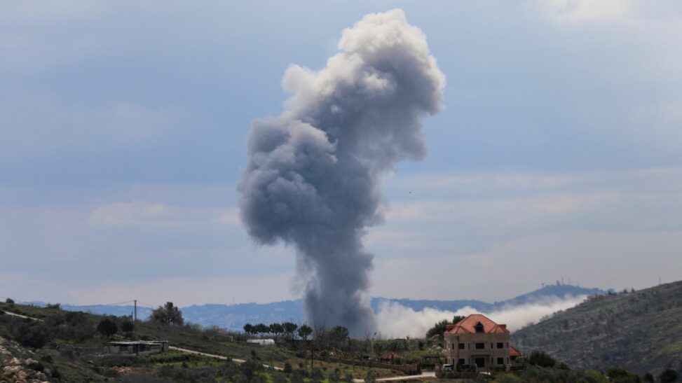 'at least six dead' as israel strikes lebanon in heaviest exchange of fire in four months