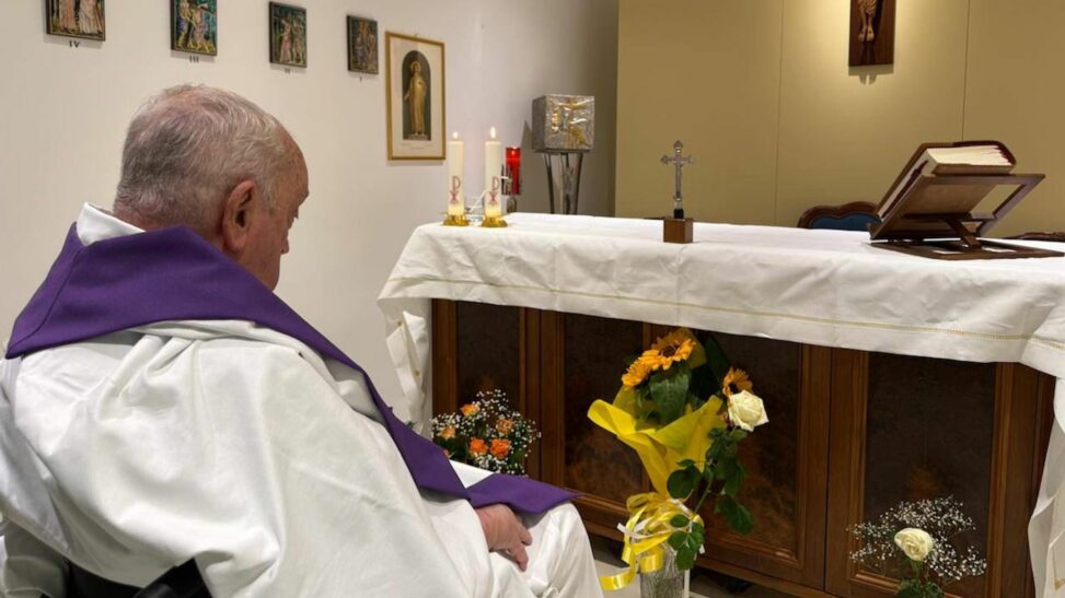 Vatican Releases First Image Of Pope Francis Since He Fell Ill