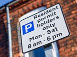 The drivers paying most to park cars outside their homes: some charged £1,073 a year by councils