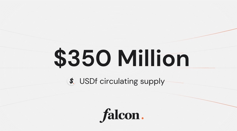 Falcon finance surpasses $350 million in usdf circulating supply