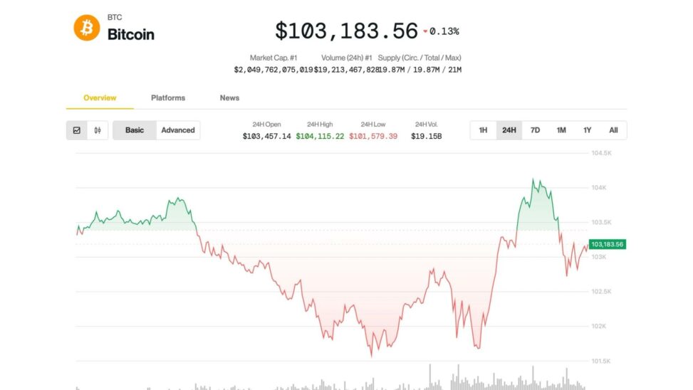 Bitcoin holds above $100k, altcoins slide as analyst sees crypto rally into summer