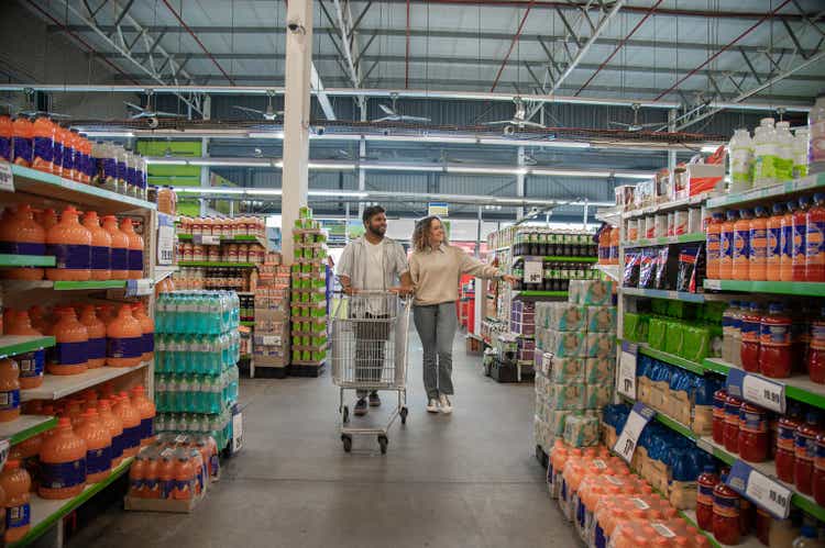 Grocery store stocks fall as investors retreat from their defensive positioning