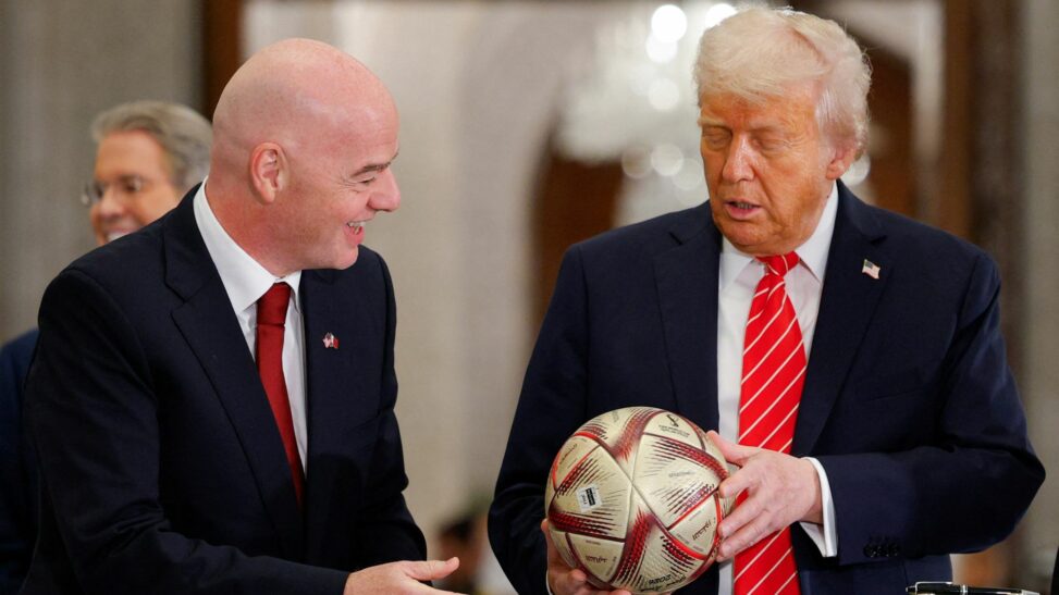 Fifa boss criticised over decision to join trump tour and delaying meeting