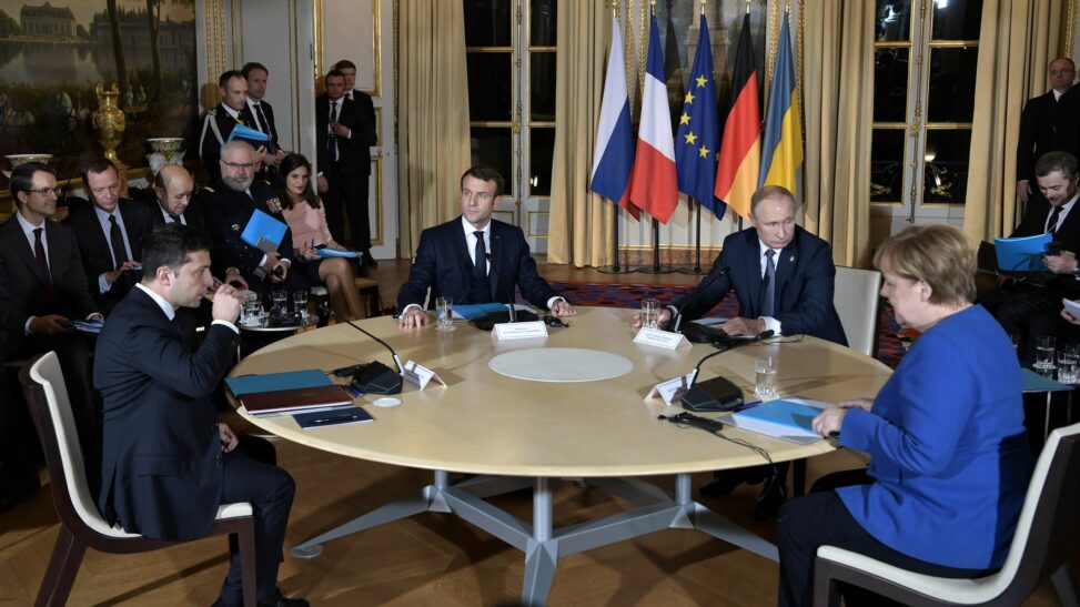 If putin and zelenskyy meet it'll be for only the second time here's what happened at the last summit