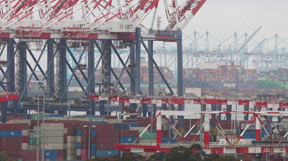 Trump's tariffs hit the west's busiest port with traffic down by nearly a third