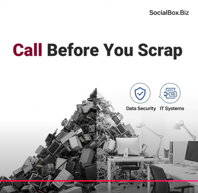 Before you recycle that laptop, call socialbox.biz — a smarter way to help people and the planet