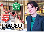Diageo boss ousted after just two years: shares in brewer down 50% since debra crew took over