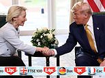Euro tumbles and stocks slump after us 'humiliation': trump forces 'lopsided' trade deal on brussels