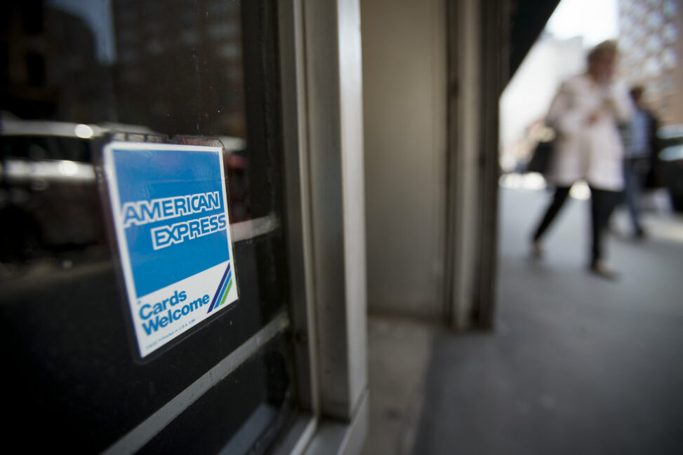 Rich american express customers continue to spend freely, with one exception