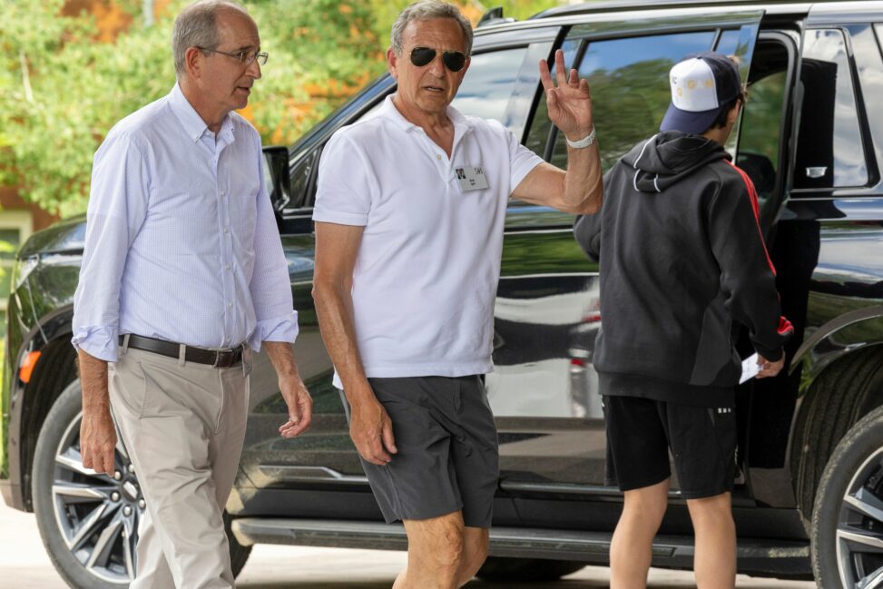 Photos show altman, iger and cook arrive at 'summer camp for billionaires' in sun valley