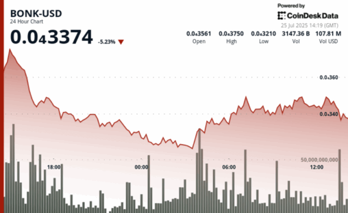 Bonk drops 9% from peak as exchange transfers overwhelm burn news