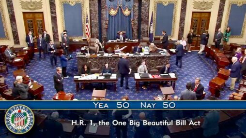Congress' budget bill advances from senate without crypto tax provision