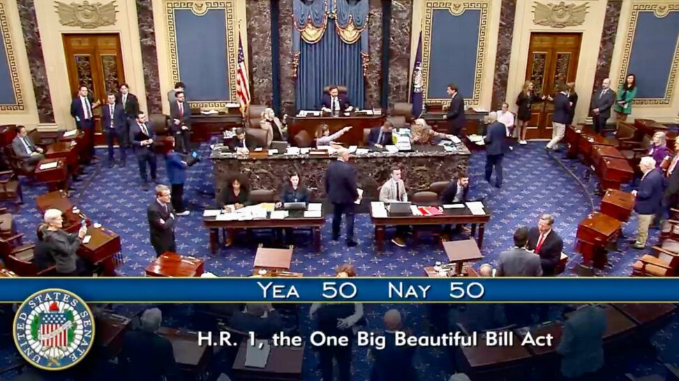 Congress' budget bill advances from senate without crypto tax provision