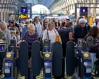 Rail fares rose by 5.1% in great britain over past year, data shows