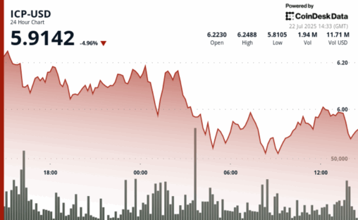 Internet computer slides amid broader altcoin pullback