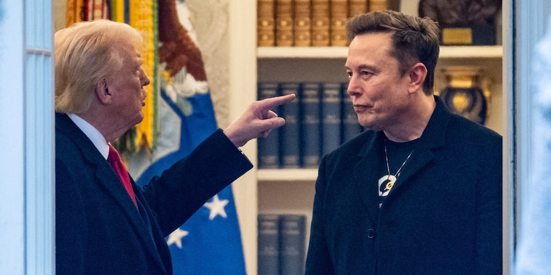 Tesla stock sinks 6% after trump hits at musk for getting 'more subsidy than any human being in history'