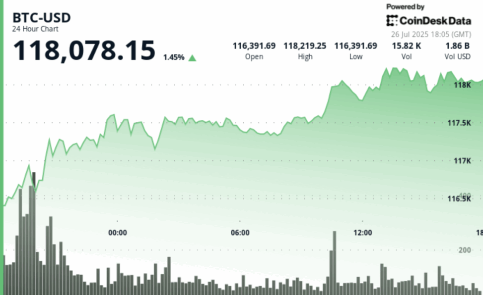 Bitcoin hits $1t realized cap as price holds above $118k after $9b btc sale by satoshi era whale