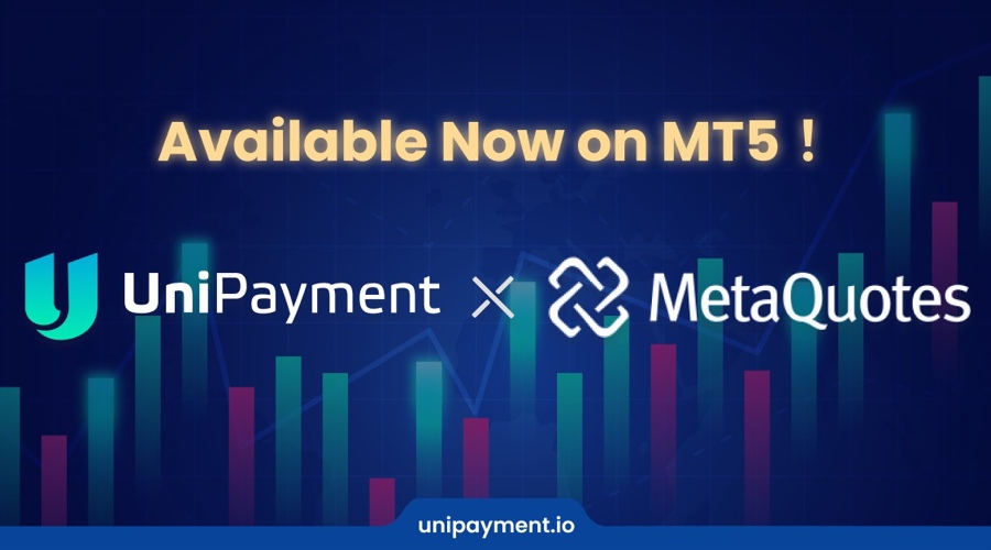 Unipayment officially integrated into metatrader 5 payments