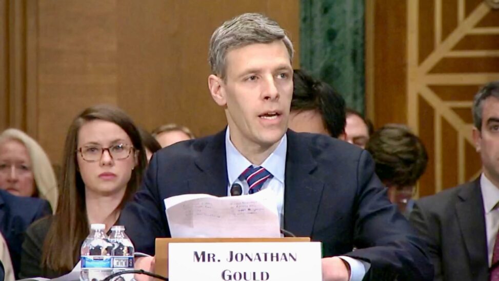 Former bitfury exec gould confirmed to take over u.s. banking agency occ