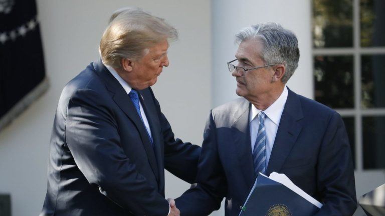 Bitcoin edges up after trump says he won’t fire powell