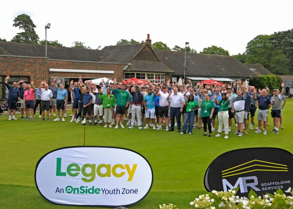 Over £55,000 raised at m r scaffolding and i see apps charity golf day for legacy youth zone