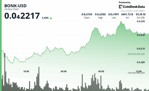 Bonk advances 5% in v shaped recovery as bulls eye breakout