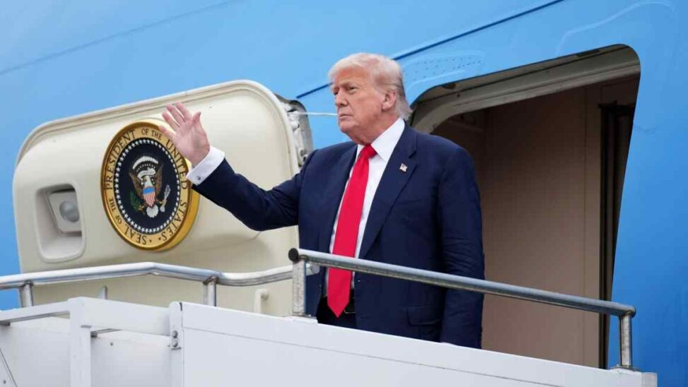 Starmer aims to lower steel tariffs as us president arrives in uk
