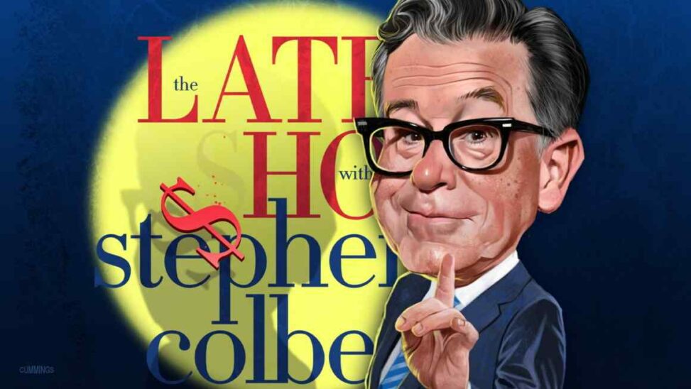 Stephen colbert, the cancelled late night tv host