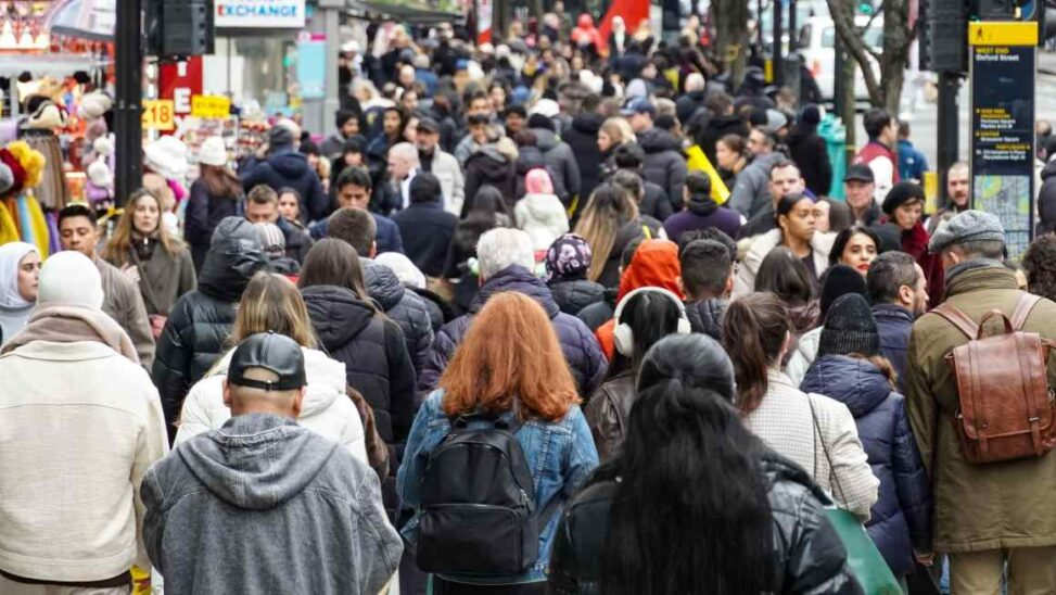 England and wales population grows at near record levels