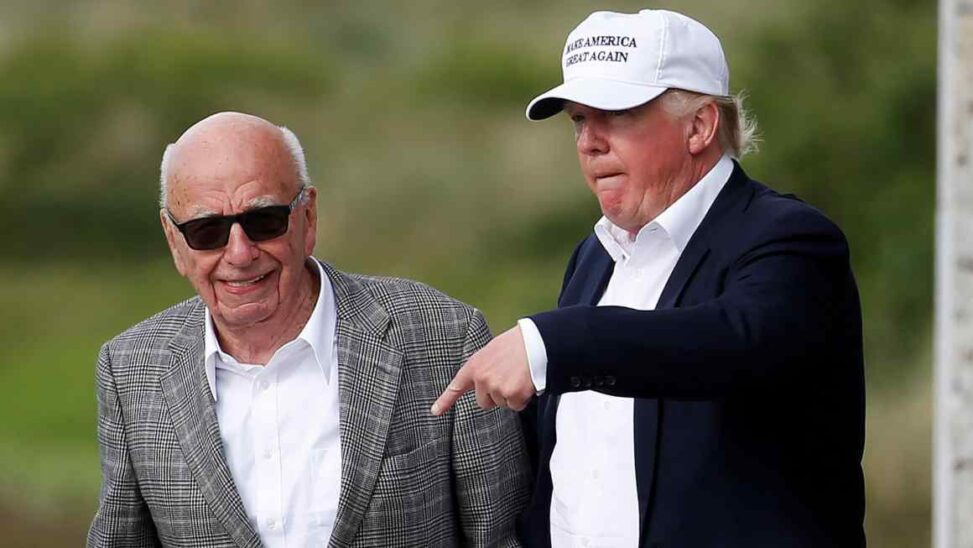 Trump’s suit against murdoch ruptures bond that shaped the us right
