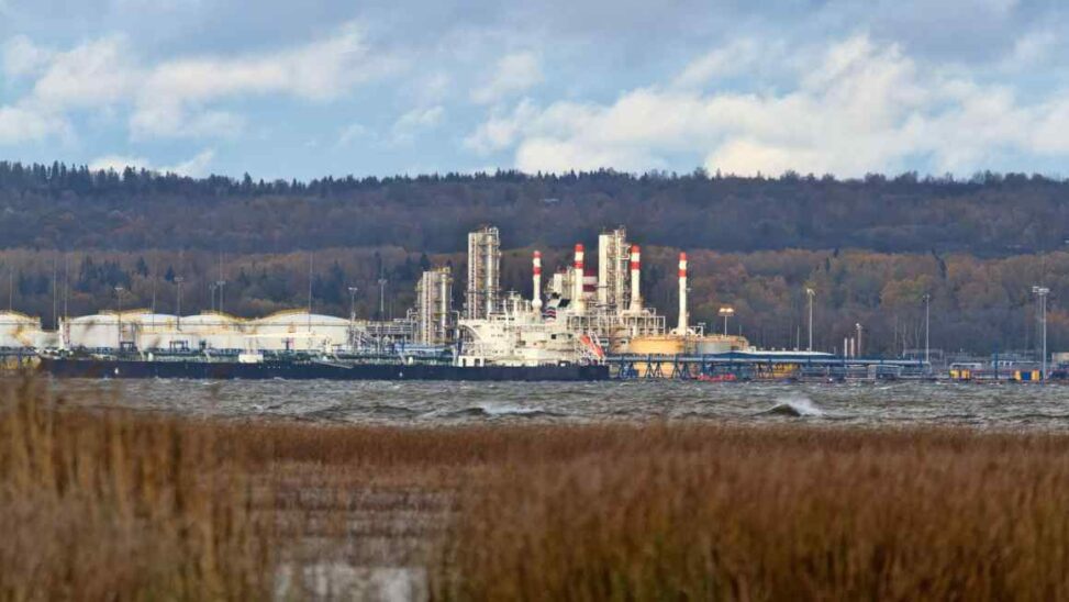 Gas tanker leaks ammonia after suspected anti russia sabotage