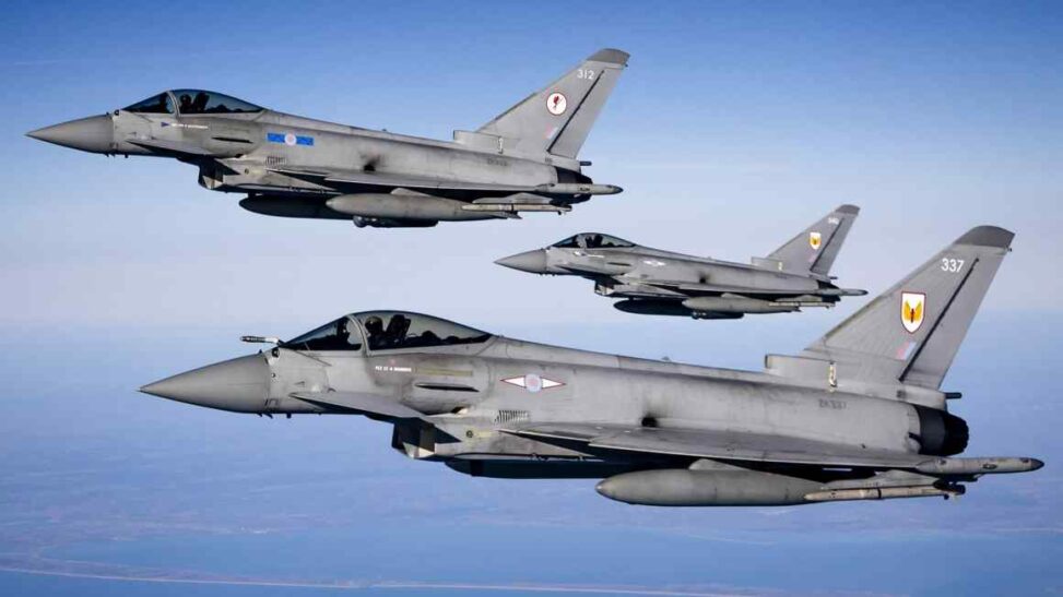Uk and germany join forces to sell billions in jets and military hardware