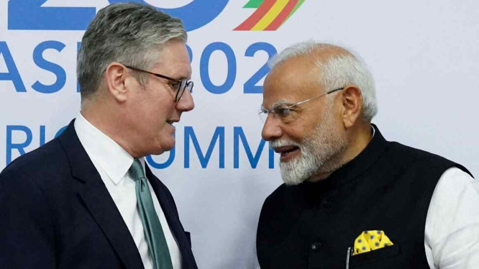 Uk india trade deal to be signed by starmer and modi