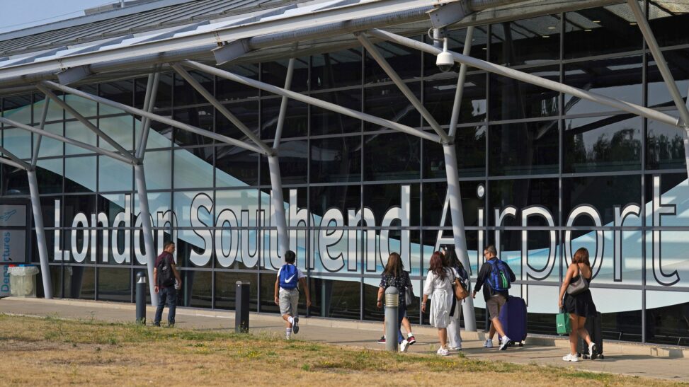 Southend airport partially reopens after plane crash killed four people