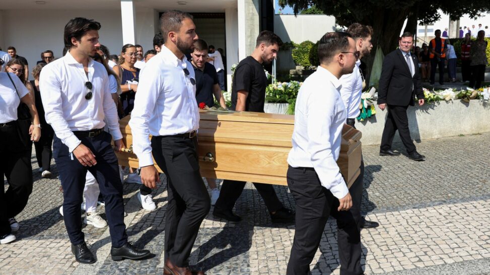 Diogo jota and andre silva's funeral in pictures