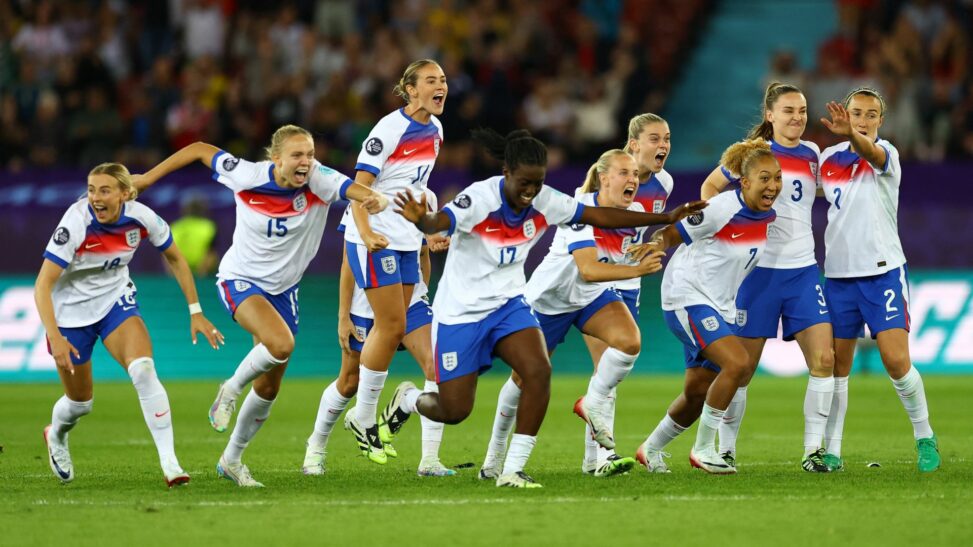 Lionesses went from sloppy to celebratory in nerve shredding euros quarter final