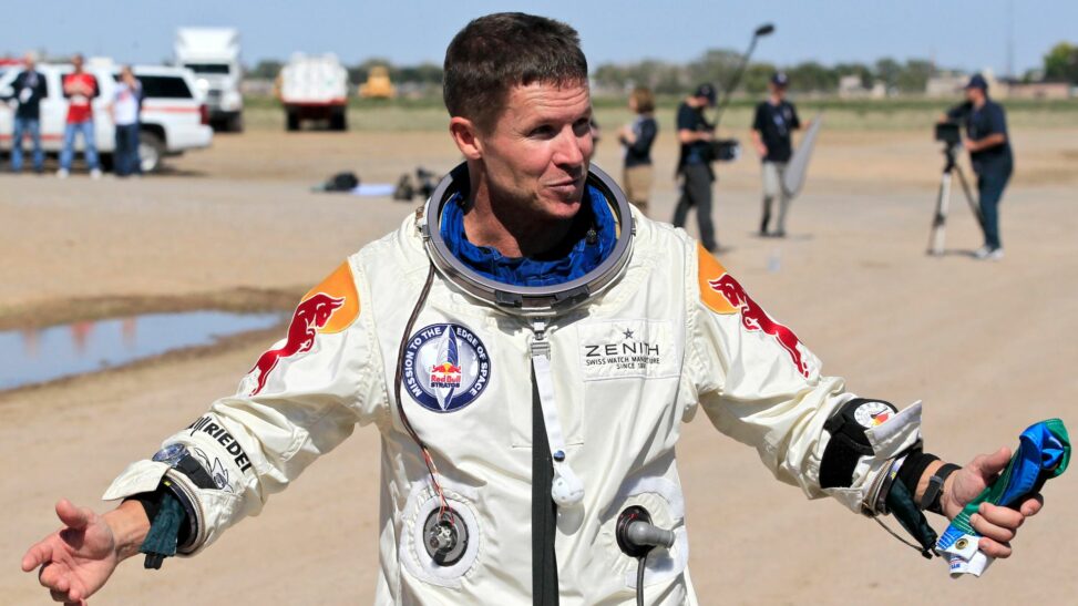 Extreme athlete who jumped from edge of space dies after paragliding crash