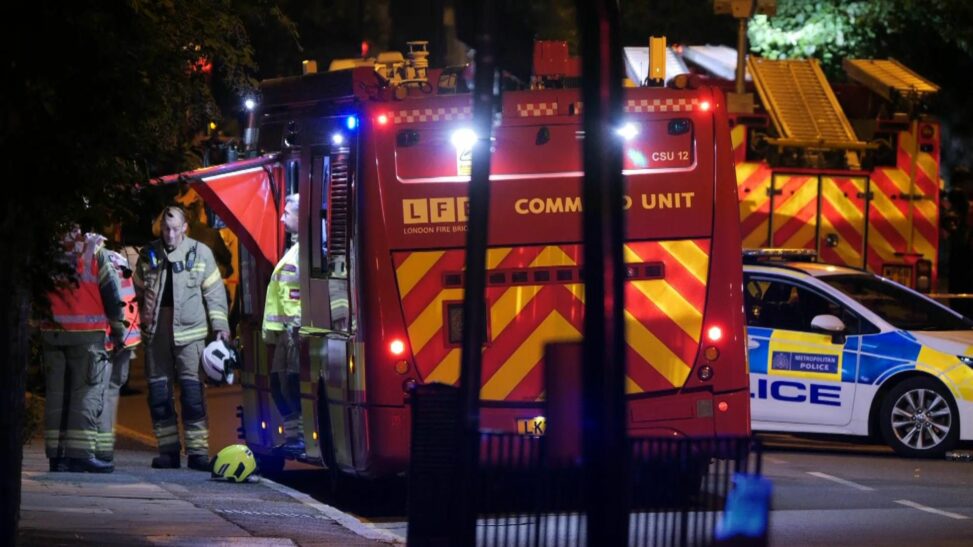 Boy, 12, dies after fire at flat in london