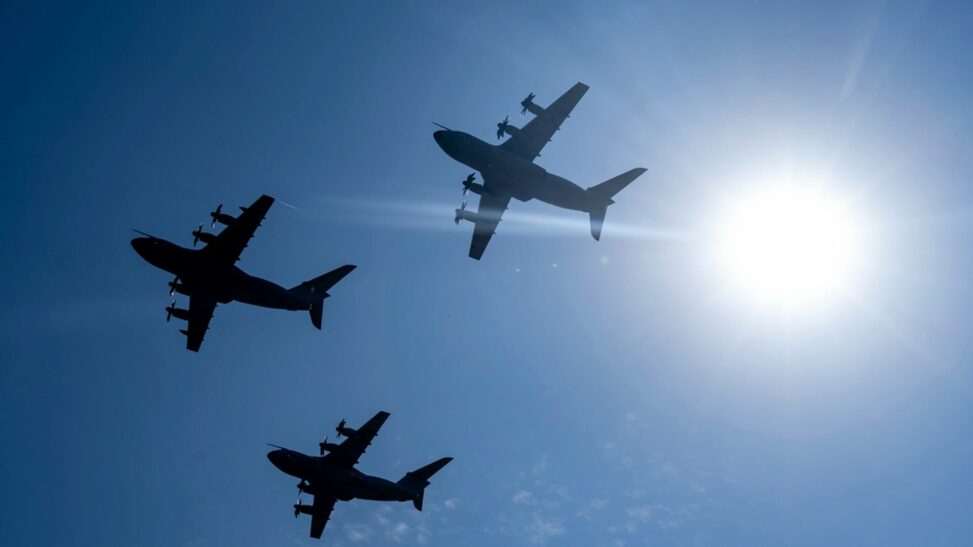 Germany accuses china of targeting one of its military aircraft with a laser