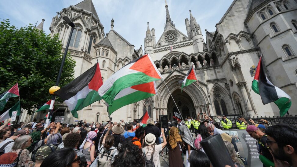 Palestine action loses bid to gain temporary block on government ban