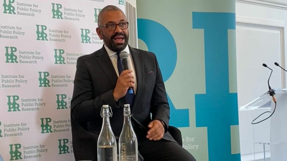 James cleverly diverges from badenoch's echr stance and leaves door open for leadership bid