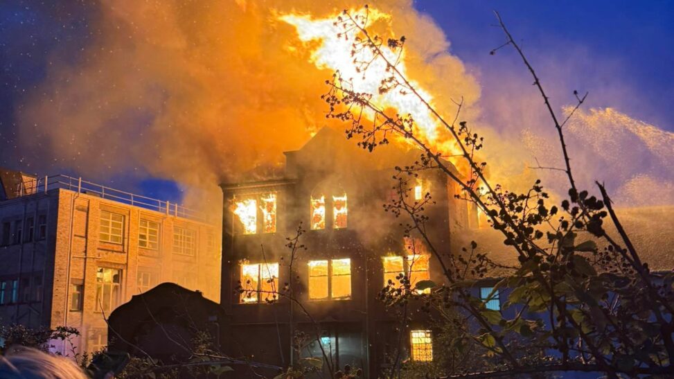'we've been left with nothing but will bounce back': police investigating deliberate blaze that tore through shops