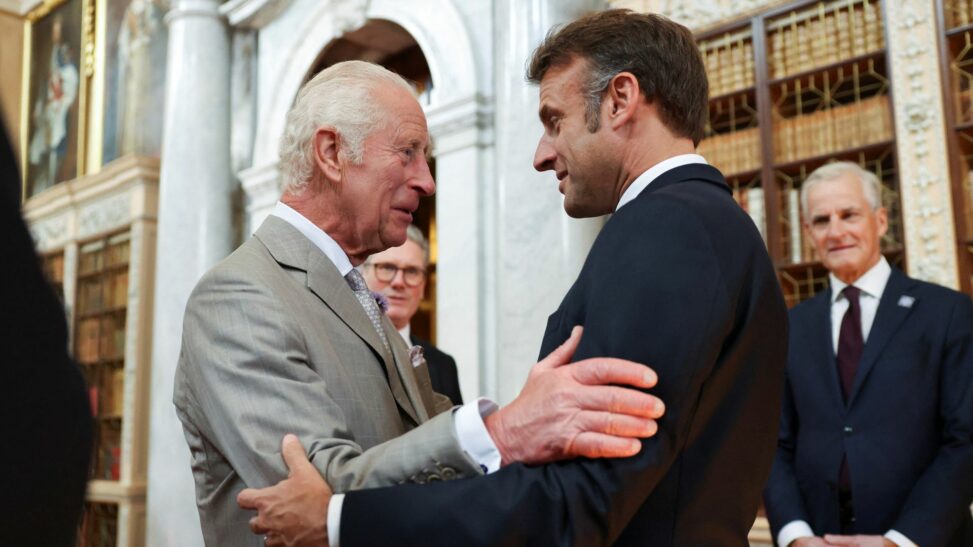 King to warn of 'complex threats' facing uk and france as macron begins his first state visit